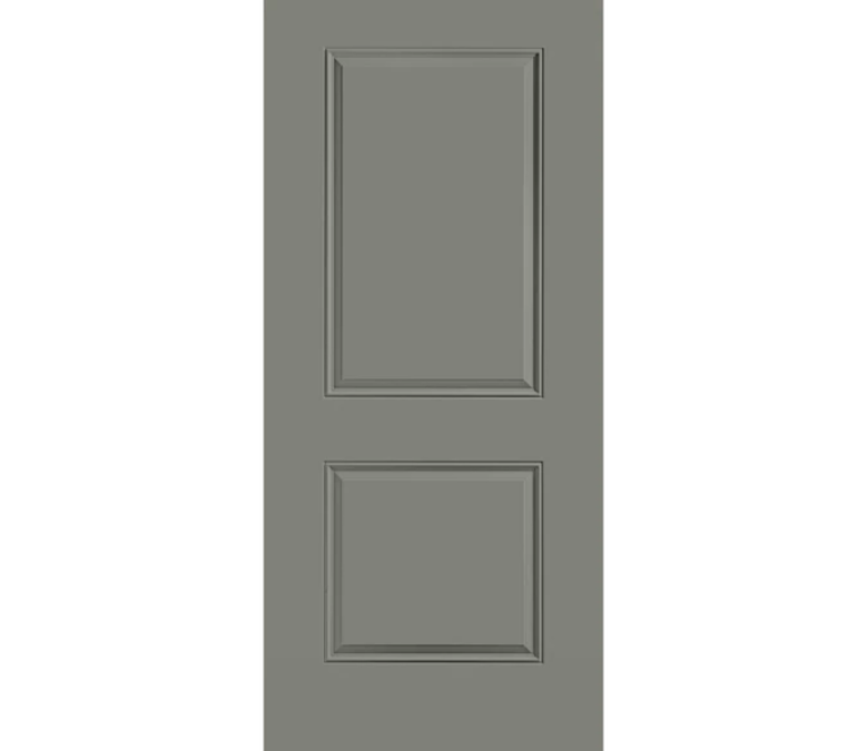 Marieta 2 Panel Square Steel Entry Door