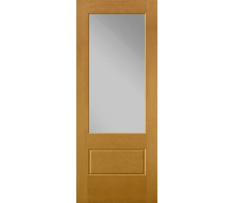 Marieta 3 Quaters Light Fiberglass Entry Door