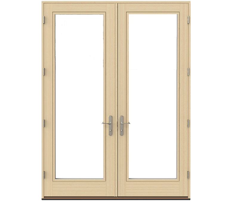 Marieta Pella Lifestyle Series Wood Double Hinged Patio Doors